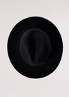 Wool Fedora, Black, large