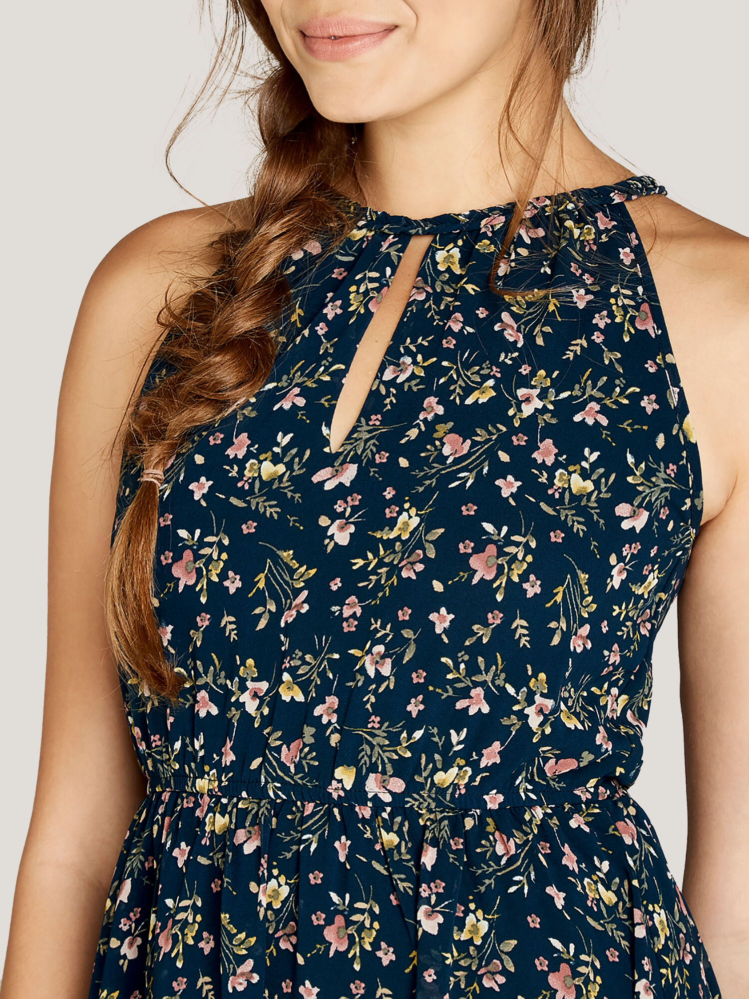 Apricot online tea dress