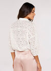Broderie Anglaise Shirt, White, large