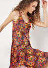 Hexagon Mandala Midi Dress, Yellow, large