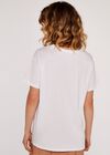 Iridescent Hearts Tshirt, White, large