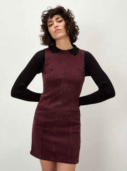 Denim Shift Mini Dress