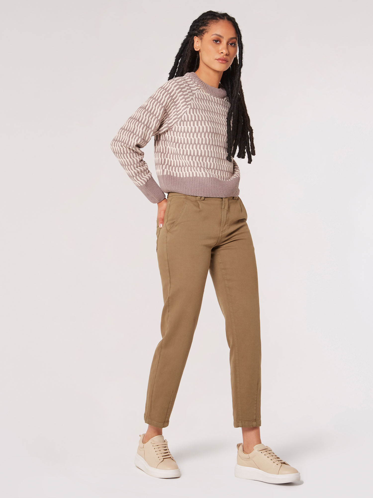 Cropped chenille jumper sale