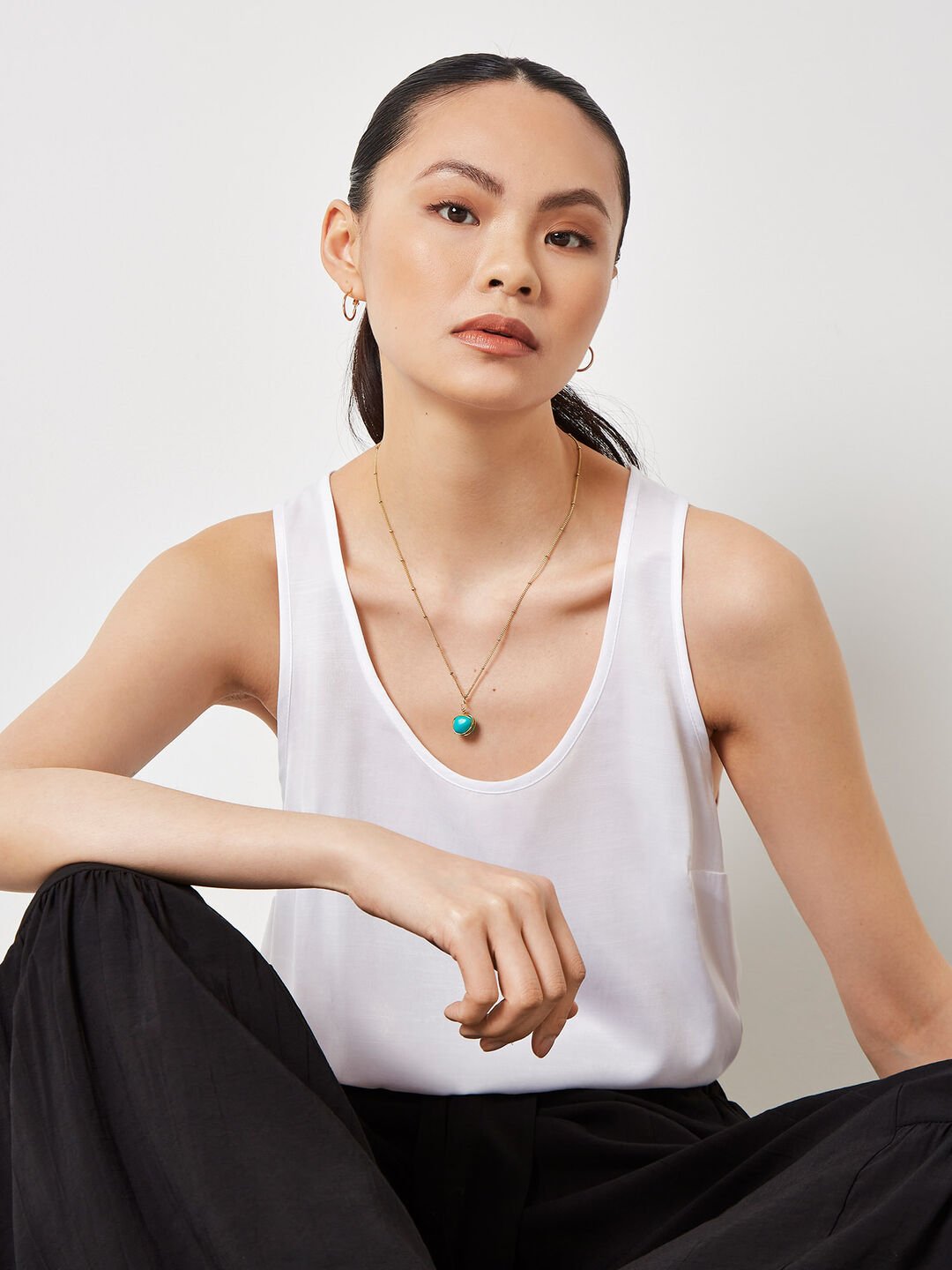 Image of Soft Satin Tank Top