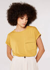 Turn Up Tee, Mustard, large