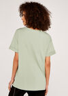 Lips And Teeth Graphic T-Shirt, Green, large