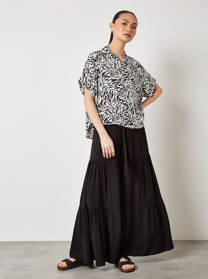 Brushstroke Print Shirt