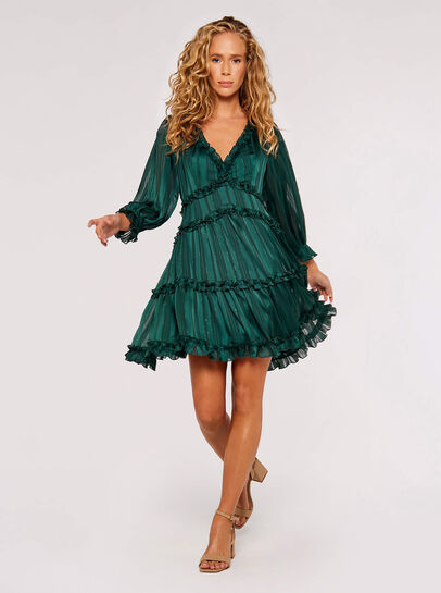 Ruffle Tiered Mini Dress
