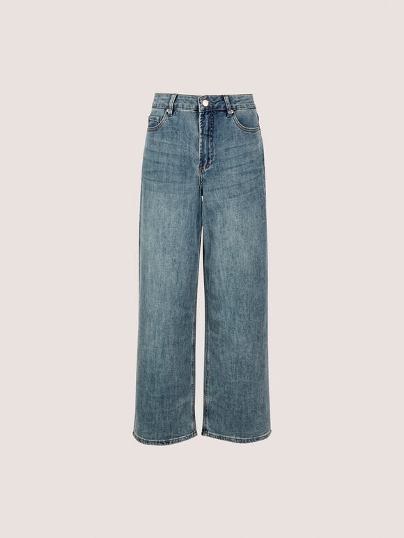 Elisa Soft Stretch Straight Leg Jeans, Blue, large