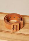 Suede Tan Belt, Brown, large