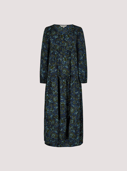Boho Floral Print Maxi Dress