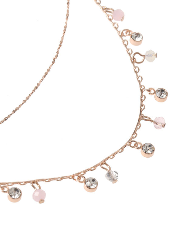 Crystal Bead Layer Necklace, Assorted, large
