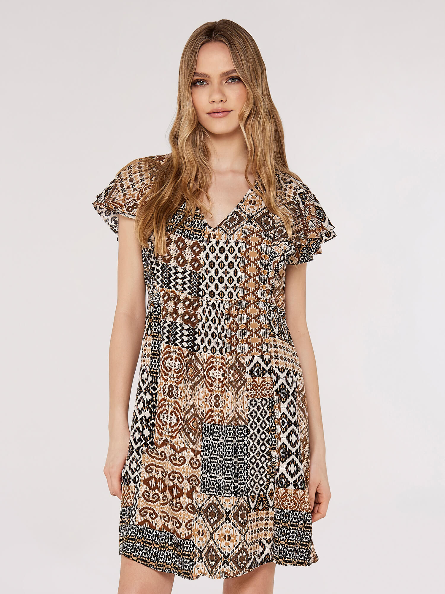 Apricot on sale tribal dress