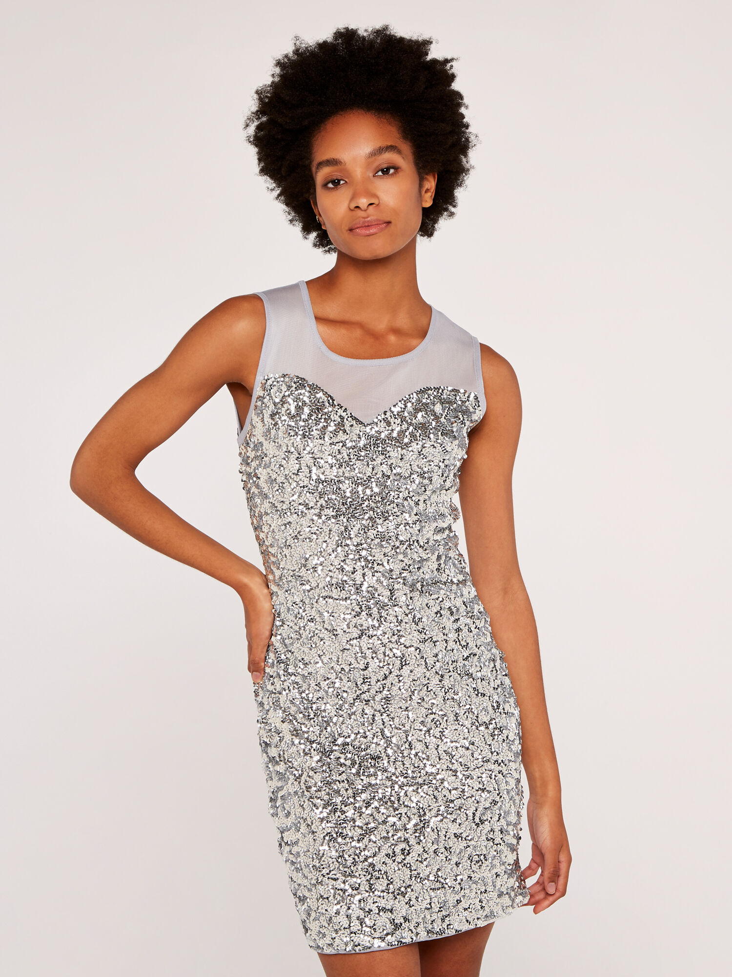Grey 2025 sparkly dress