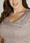 Stone Scattered Polka Dot Dress +, Stone - Beige, large