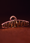 6CM Metal Hair Claw, Gold, large