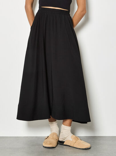 A-Line Midaxi Skirt