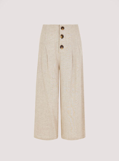 Linen Mix Culotte 