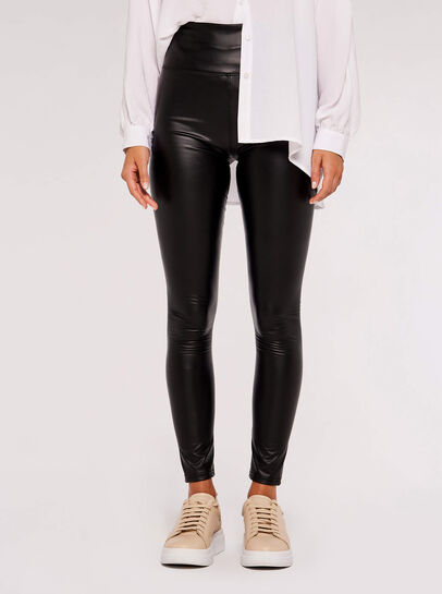 Leather-Look Leggings