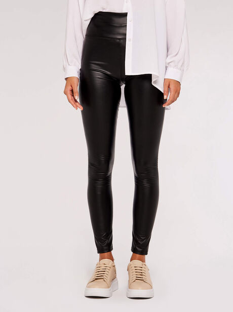 Leather-Look Leggings