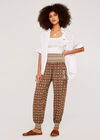 Batik Ankle Cuff Jogger, Rust, large