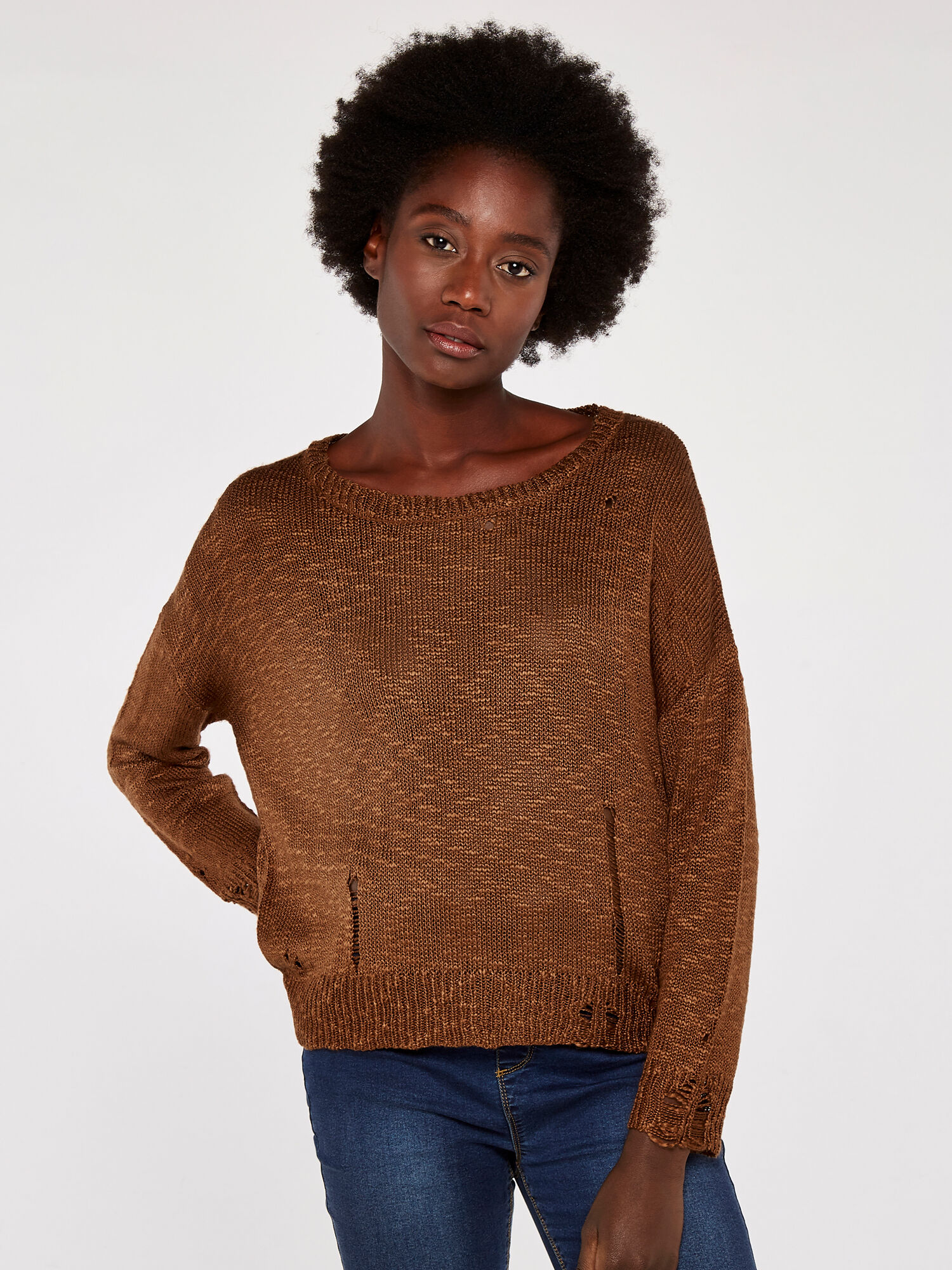 Rust knit jumper 2025
