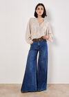 Lightweight Ruffle Blouse, Stone, large