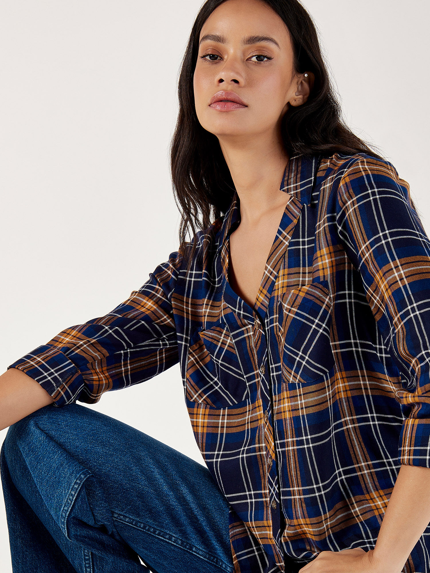 Classic Check Shirt | Apricot Clothing