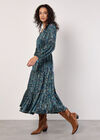 Paisley Sparkle Midaxi Dress, Navy, large