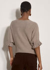 Soft Knit Batwing Top, Stone, large