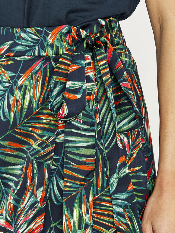 Tropical Wrap Skirt