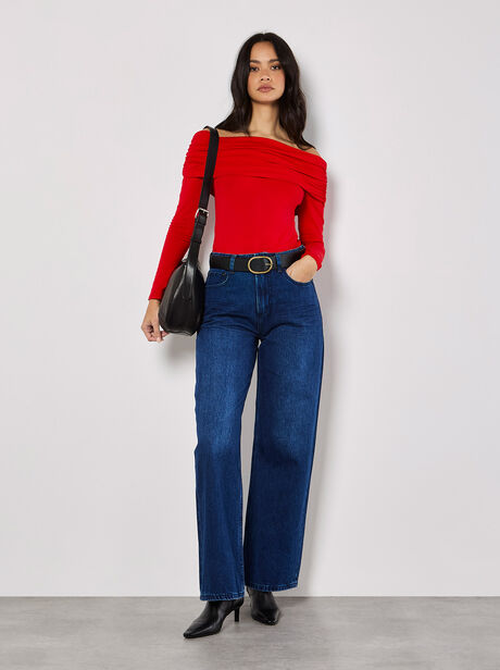 Jersey Bardot Top