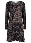 Ditsy Edwardian Dress, Pink, large