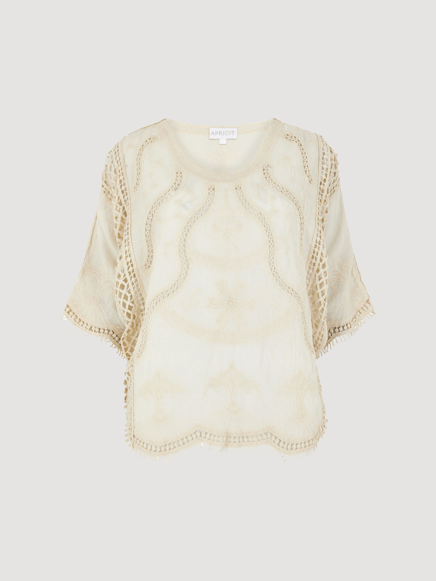 Apricot top crochet top