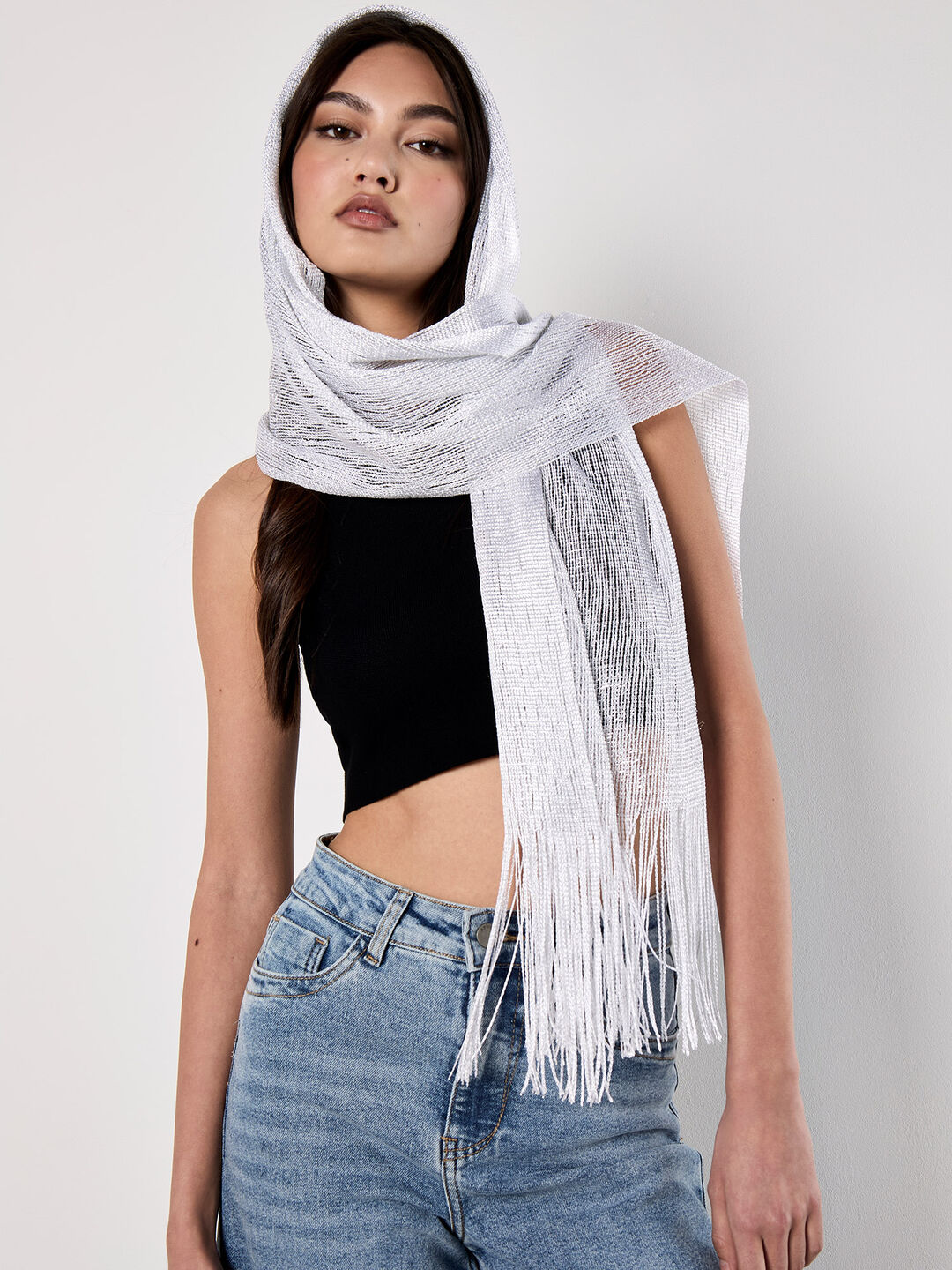 Image of Lightweight Metallic Summer Pashmina