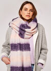 Colour Stripe Scarf, Pink, large