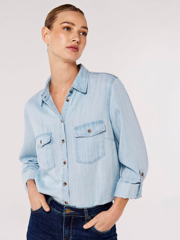 Button Down Denim Shirt | Apricot Clothing