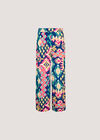 Colour Pop Ikat Trousers, Blue, large