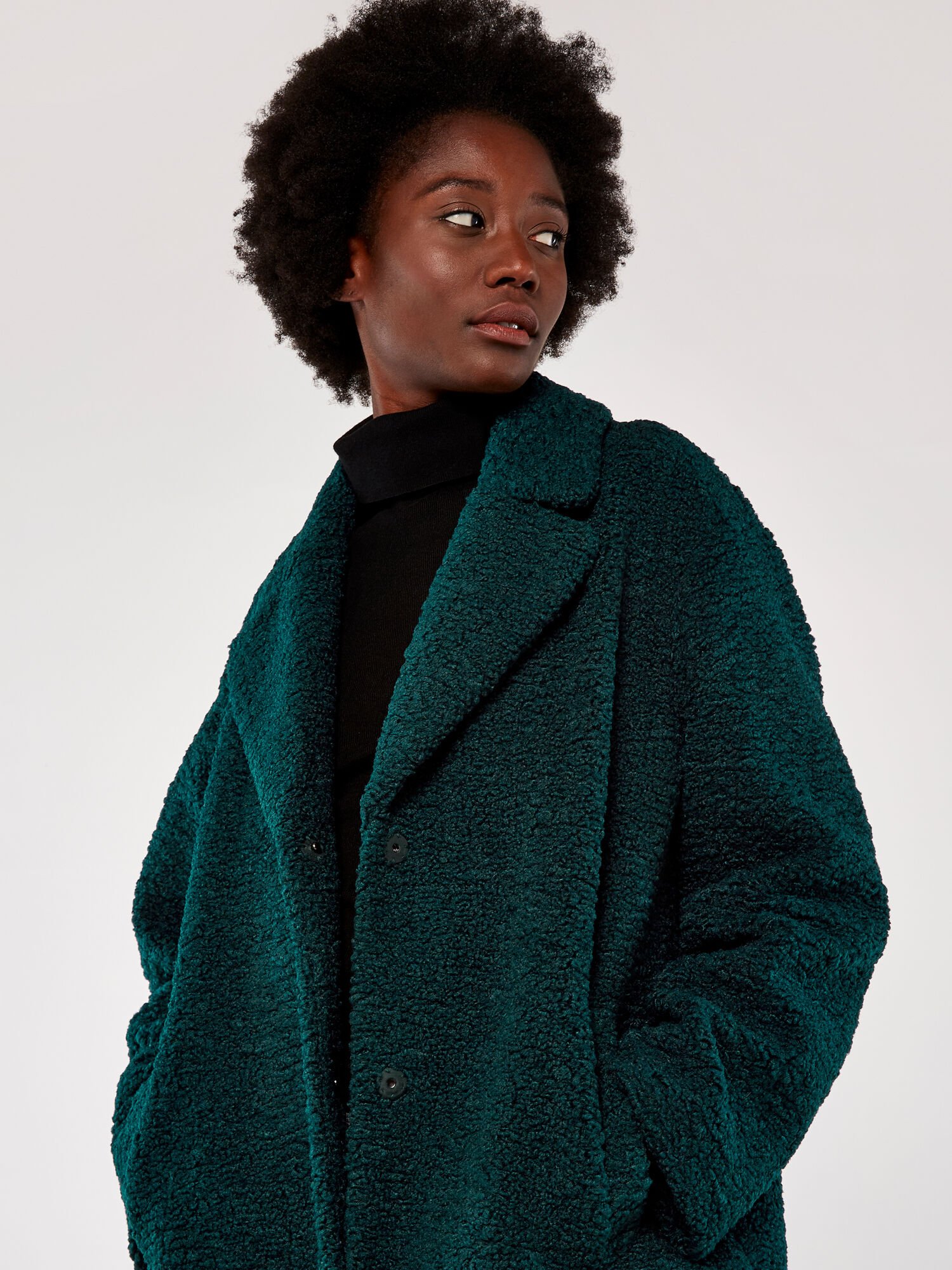 Borg fur jacket clearance