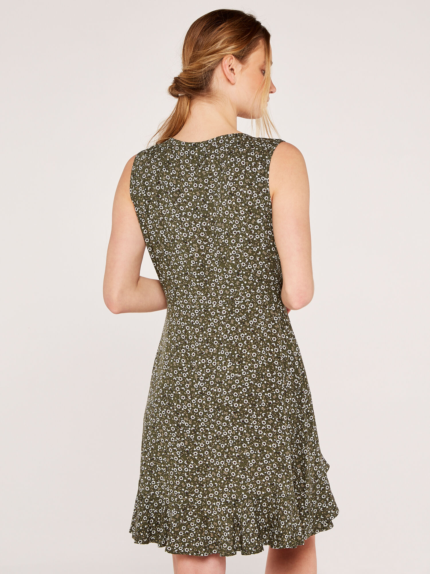 Loft green wrap dress hot sale