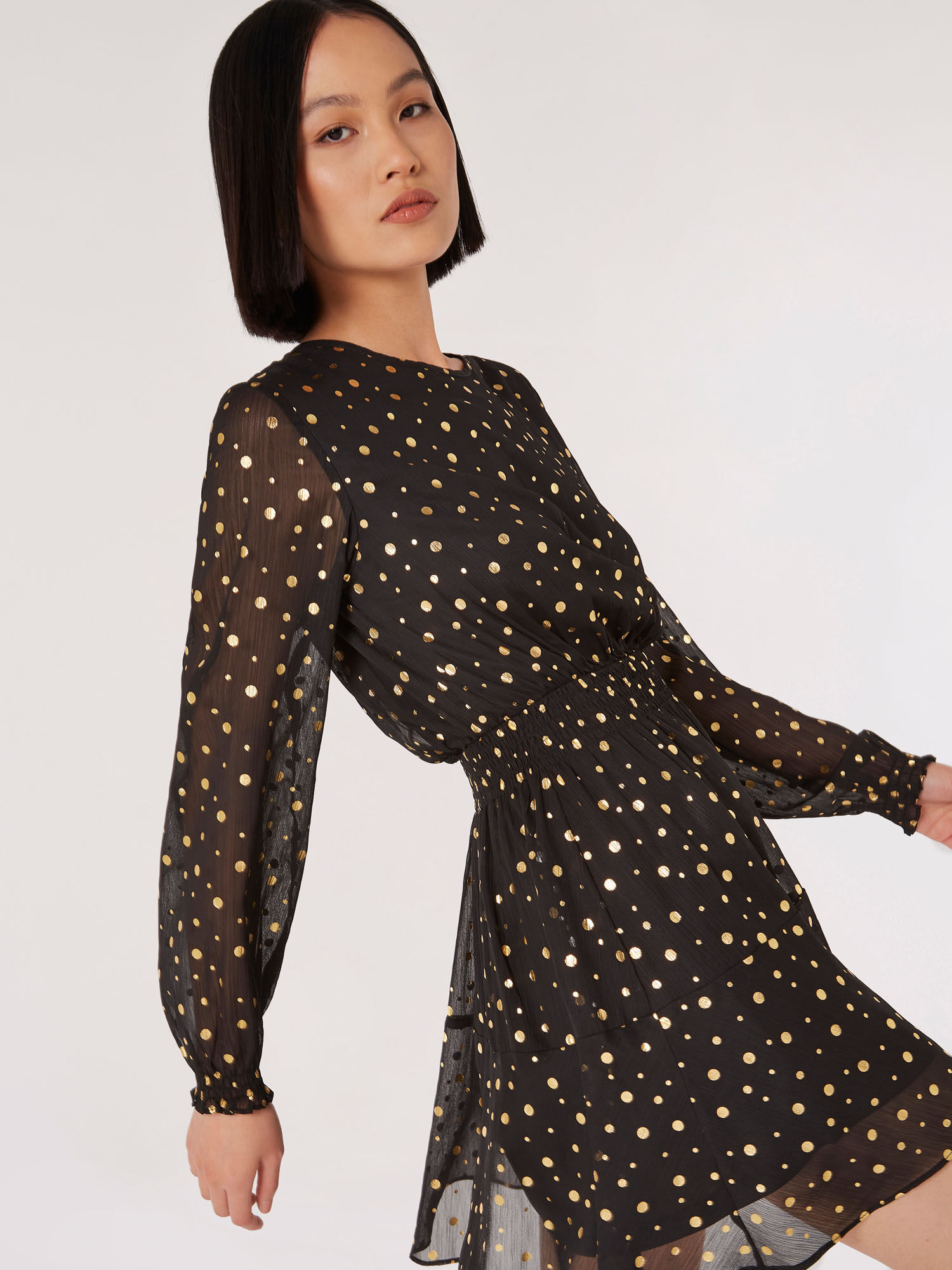 Apricot deals black dress