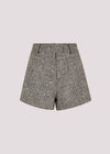 Woven Textured Shorts, Black, large