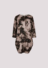 Tie Dye Knit Mini Dress, Stone, large