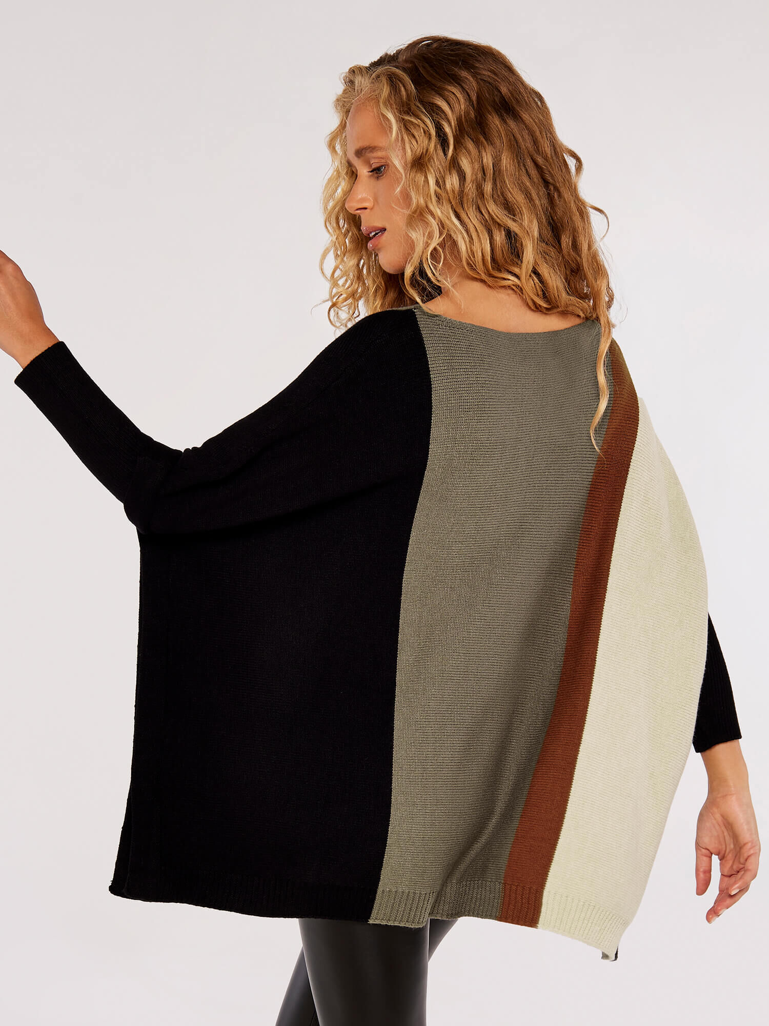 Oversized colour 2024 block jumper