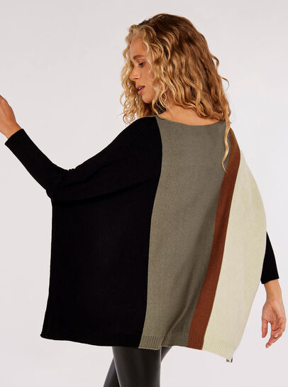 Oversized Colourblock Jumper