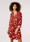 Utility Mini Dress , Rust, large