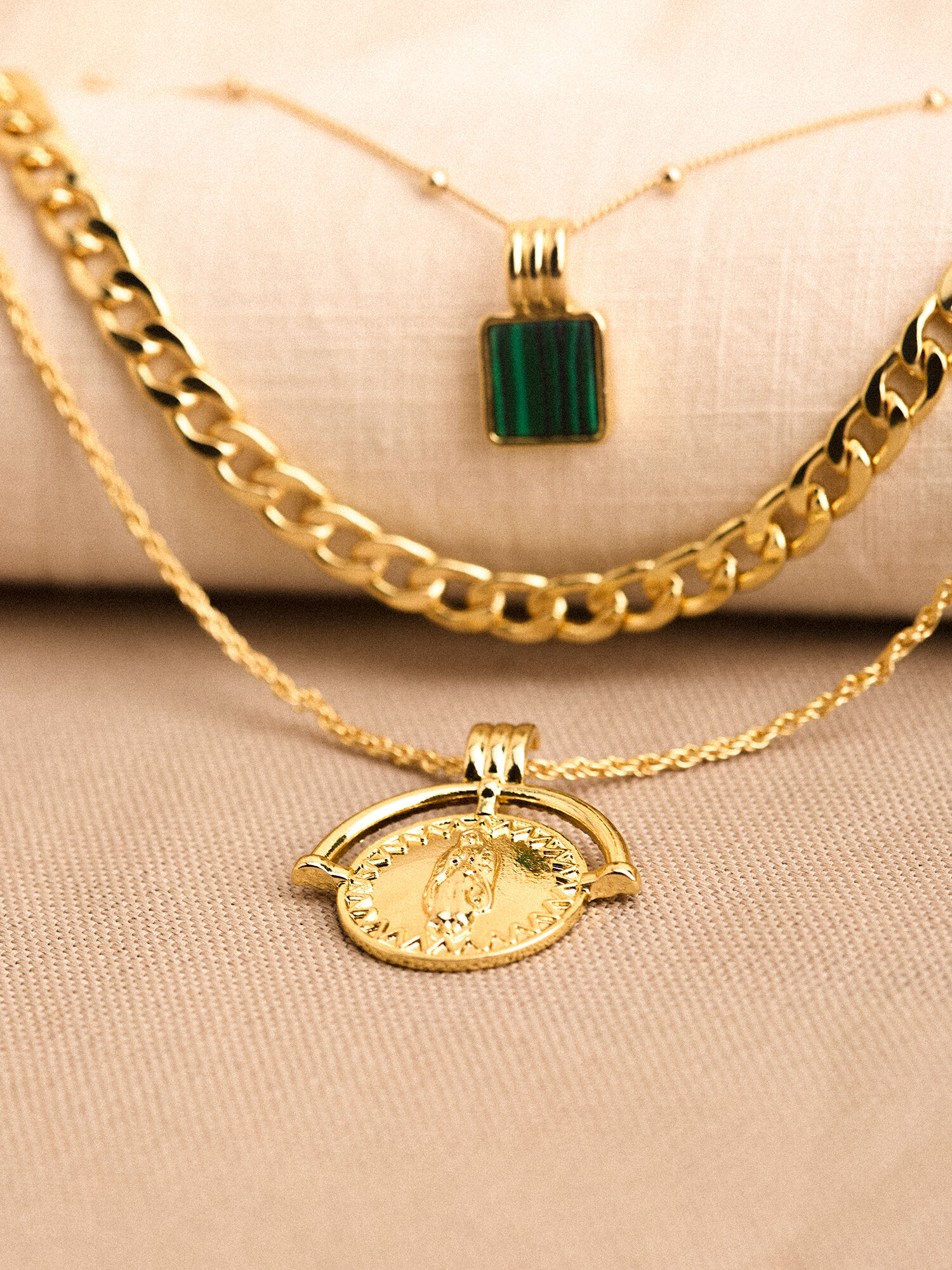 Women's coin necklace on sale