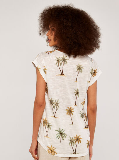 Palm Scene Slub Tee