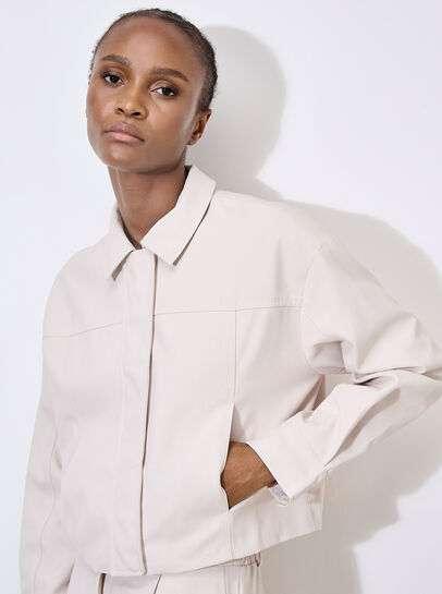 Soft Tailored Cropped Jacket