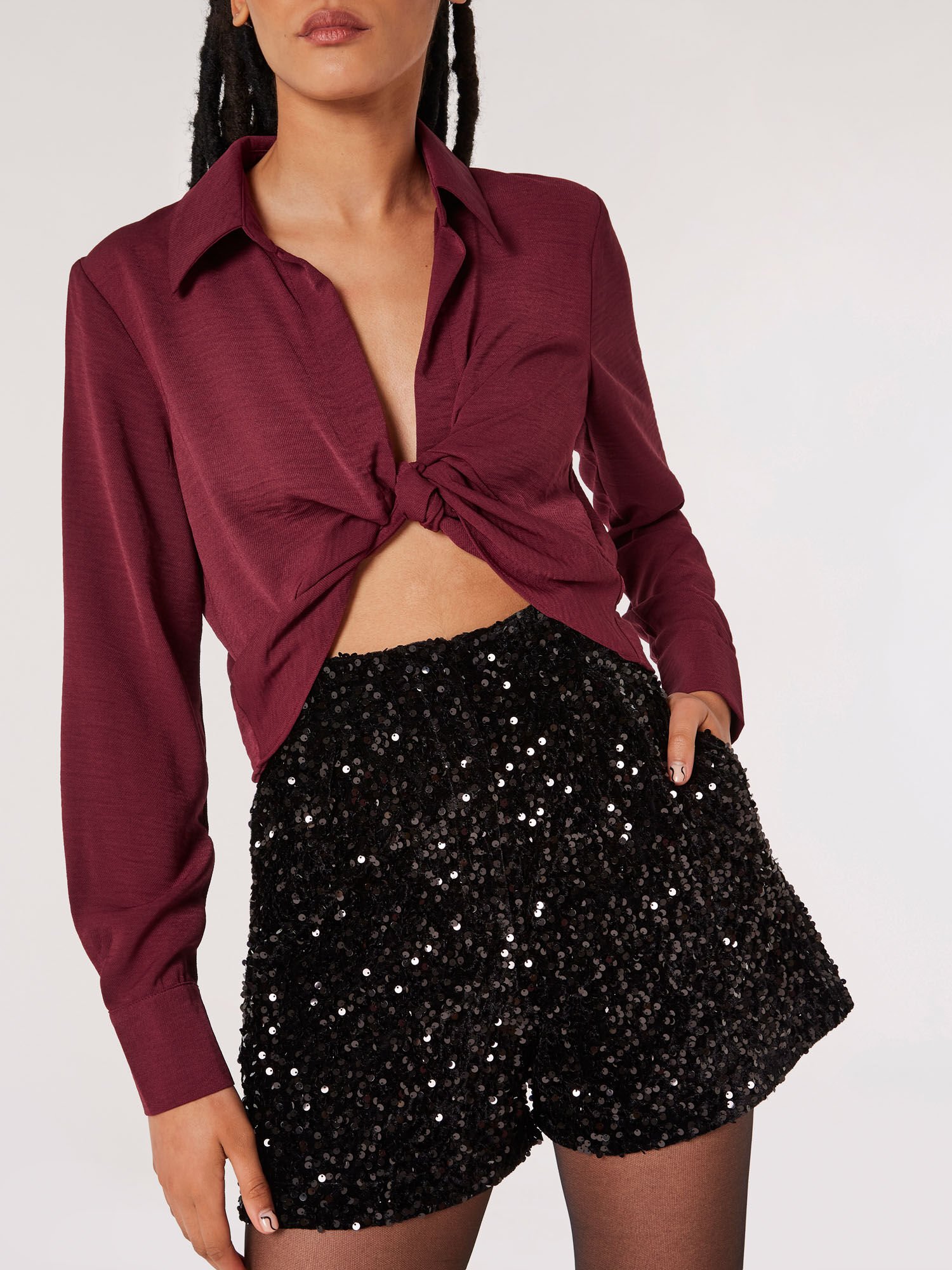 Sequin shorts clearance